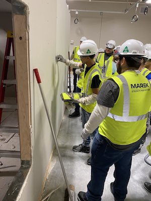 MAREK drywall students